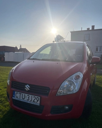 Suzuki Splash cena 9900 przebieg: 224875, rok produkcji 2009 z Tuchola małe 67